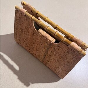 Bamboo Handle Evening Bag